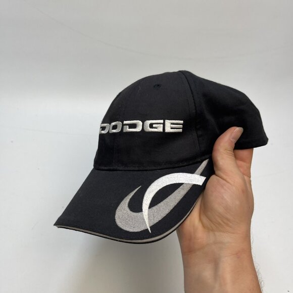 Y2K Dodge Hat Cap Strap Back Black Ram Logo Tribal Choko Motorsports Adjustable - Picture 9 of 14
